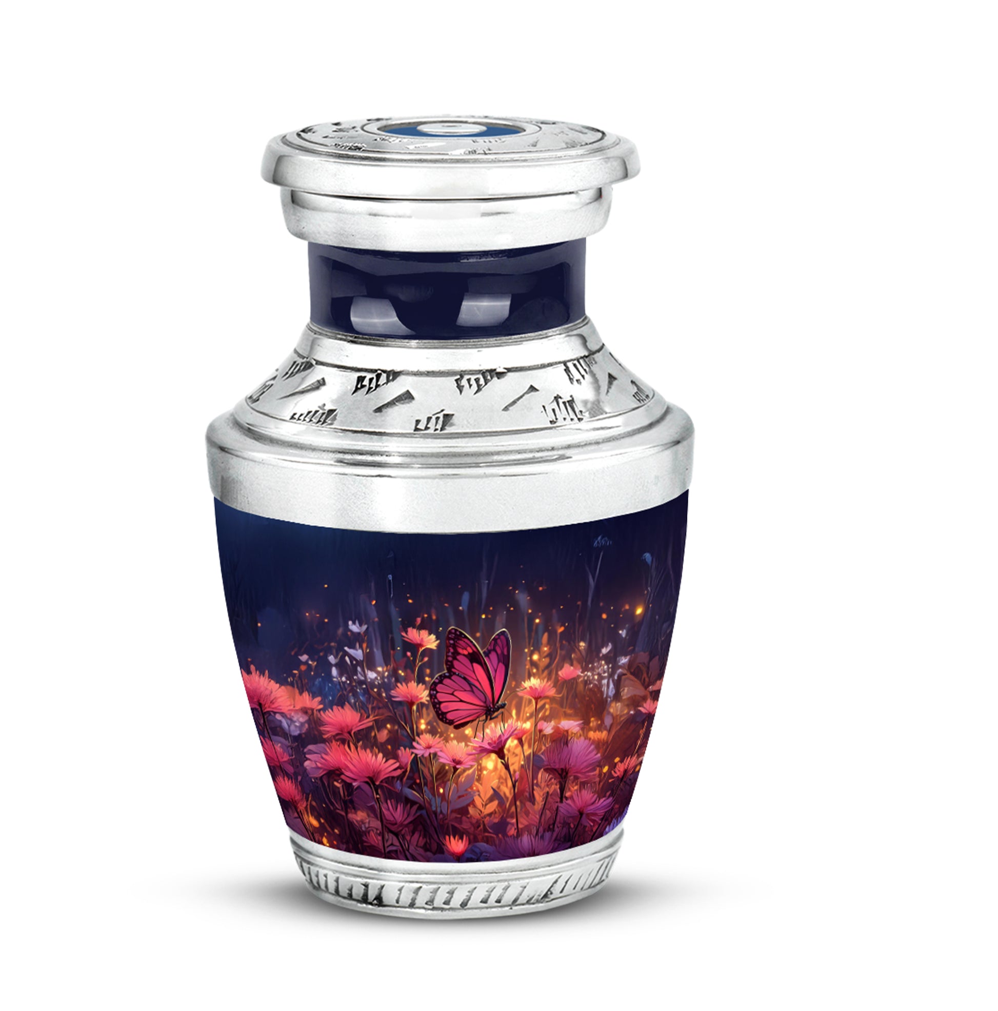 Personalized Blue Butterfly Cremation Urns for Ashes - Captivating 10-inch - Yatskia