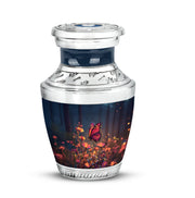 Personalized Blue Butterfly Cremation Urns for Ashes - Majestic 10-inch - Karyliz