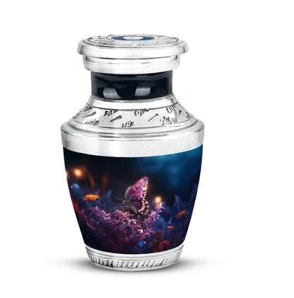 Black Butterfly Cremation Urns - Opulent Beacon 10-inch, 200 cu in - Karyliz