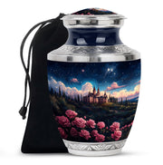 Rose Garden Memorial Urn – Artistic Castle Urn for Adult Male & Female Ashes