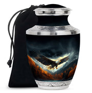 Bald Eagle Funeral Urn For Men & Women - Bird Cremation Urn