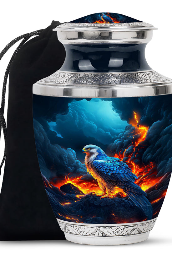 Volcano Mountain Funeral Urn - Engle Cremation Urn For Dad