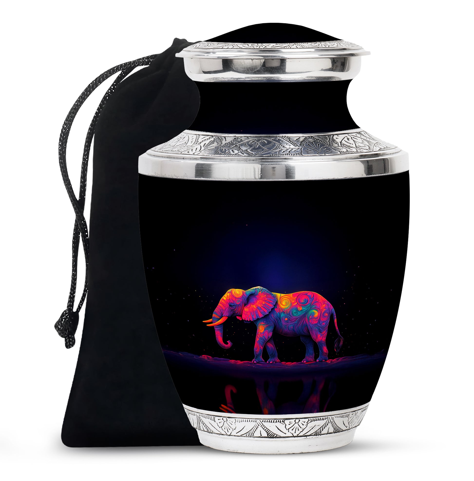 Artistic Elephant Urn For Adult Male & Female - Large Urn For Ashes