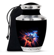 Black Guitar Funeral Urn - Unique Decor Memorial Containers For Ashes