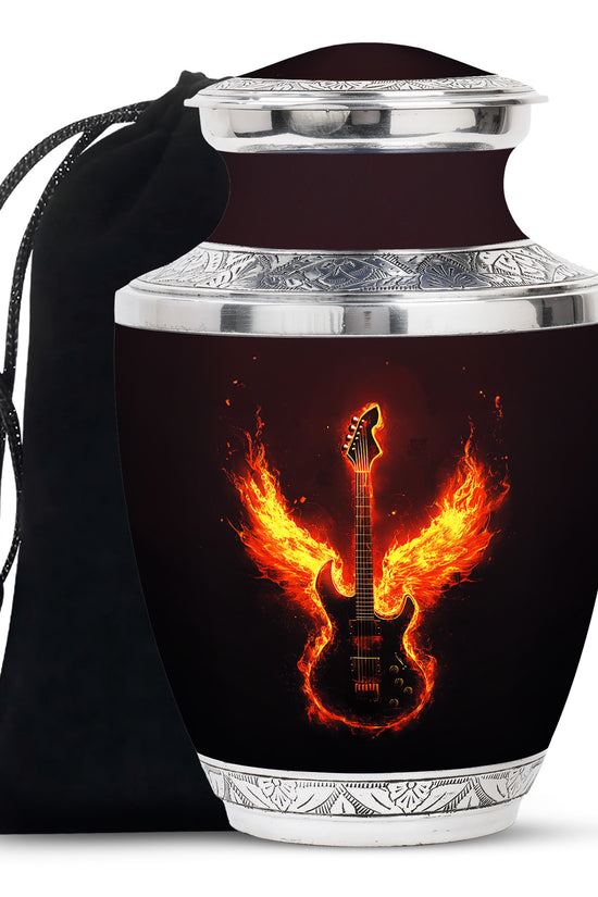 Firewings Guitar Urn - Unique Tribute Cremation Urns For Human Ashes
