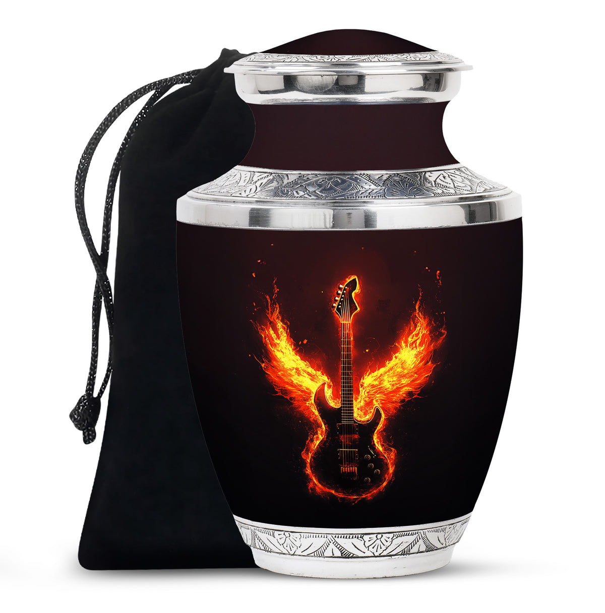 Firewings Guitar Urn - Unique Tribute Cremation Urns For Human Ashes