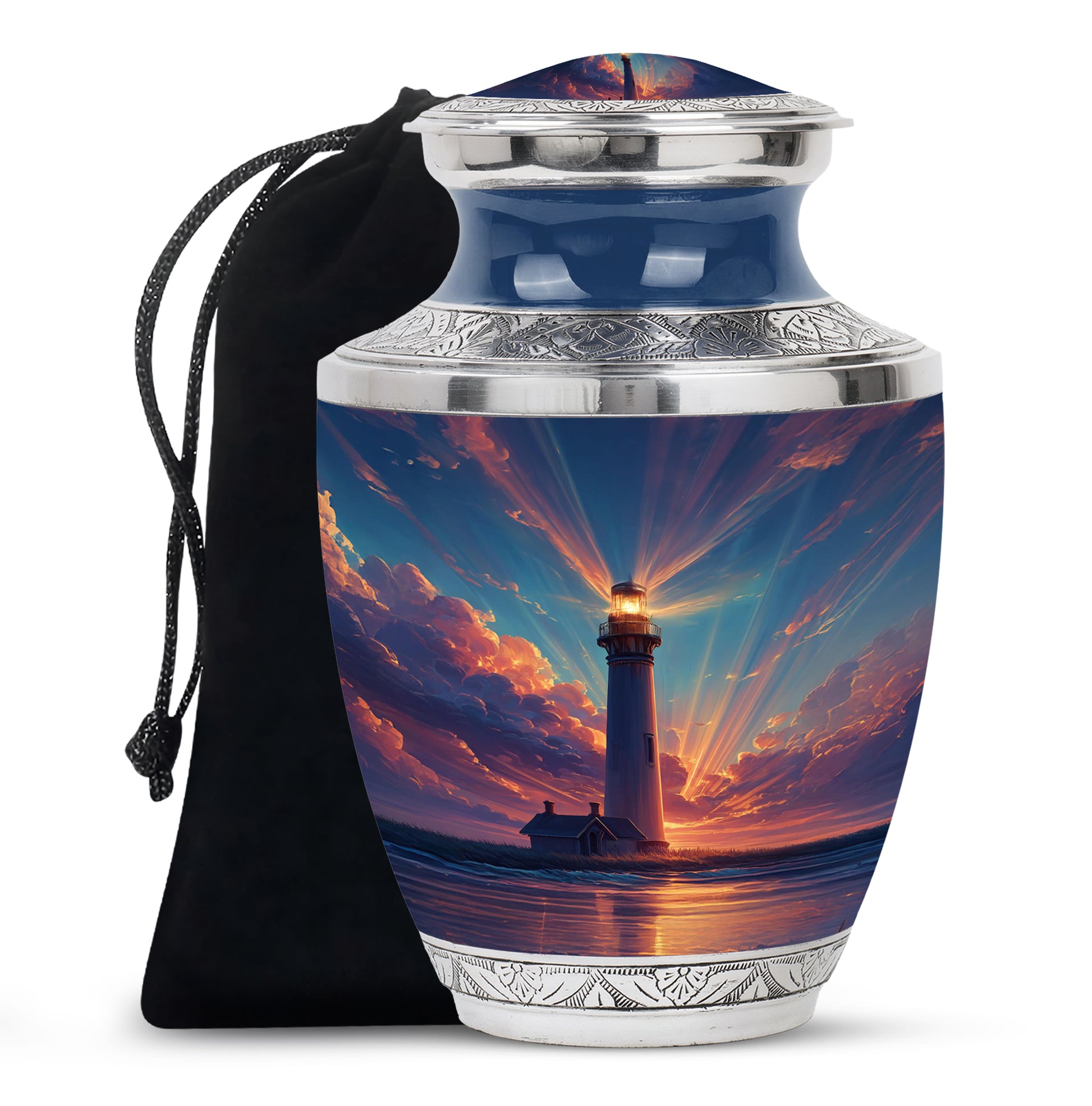 Divine Sunset Funeral Urn - Peaceful Memorial Urn For Loved Ones