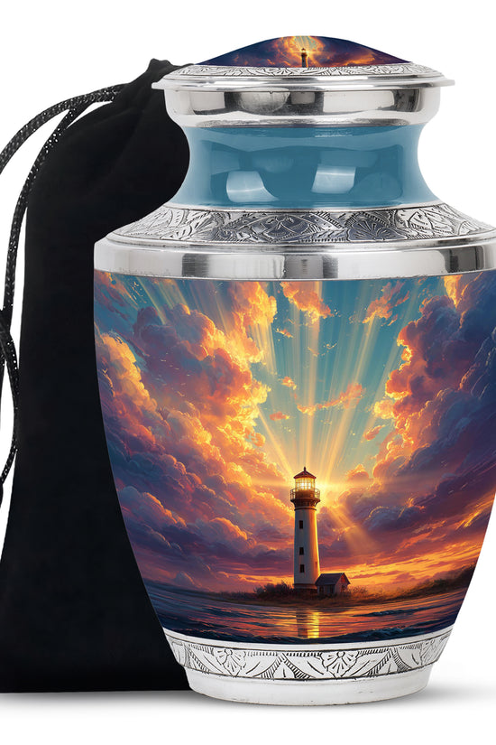 Heaven’s Lighthouse Urn - Spiritual Cremation Urn For Human Ashes
