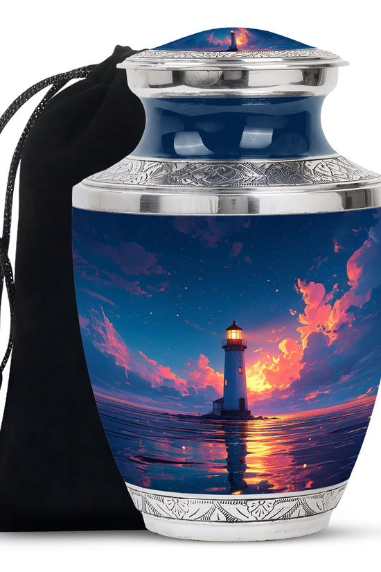 Decorative Ocean Lighthouse Urns - Divine Memorial Urn For Adults