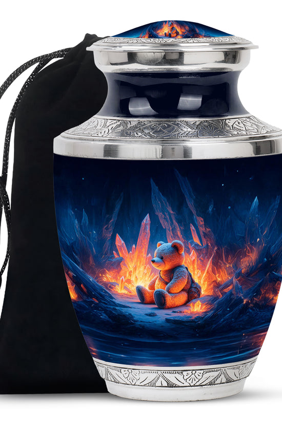Teddy Bear Memorial Urn - Child Keepsake Cremation Urn Adult For Ashes