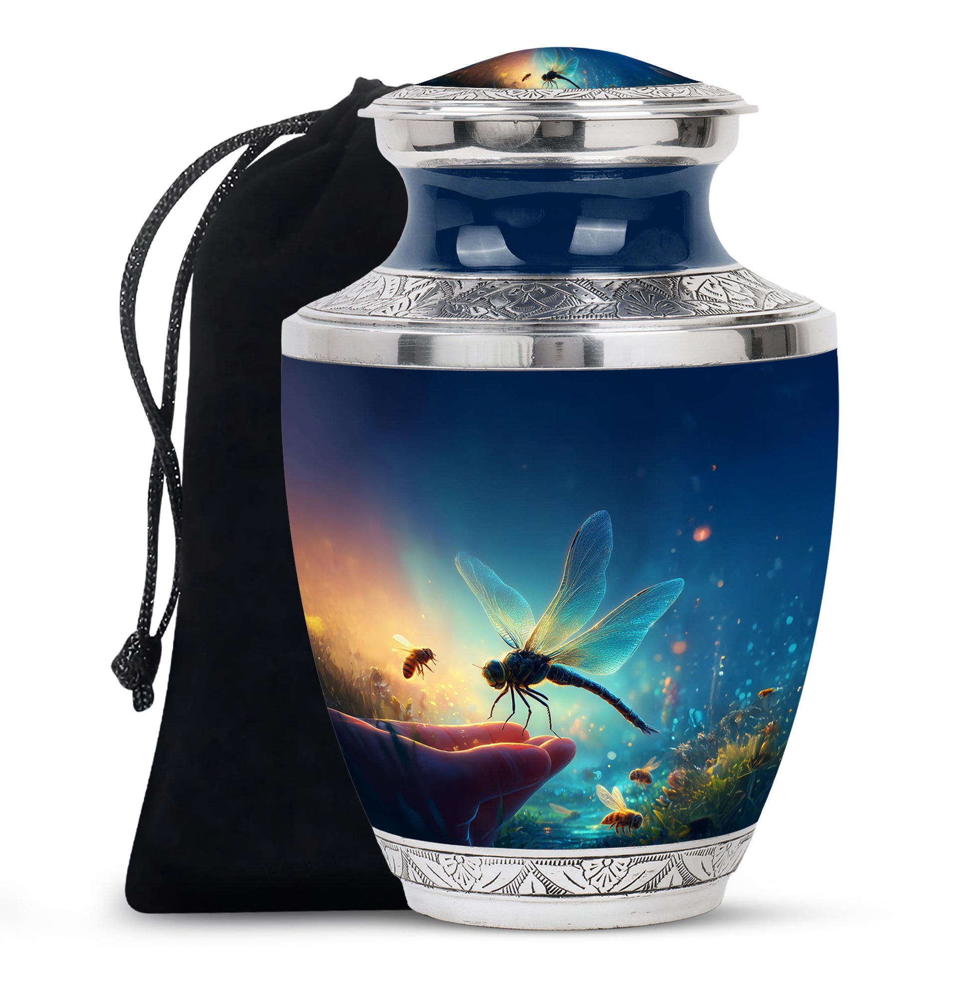 Dragonfly Funeral Urn - Bees Cremation Urn For Adult Ashes