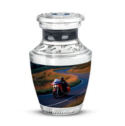 Blue Bike Cremation Urns - Opulent Dedication 10-inch, 200 cu in - Karyliz