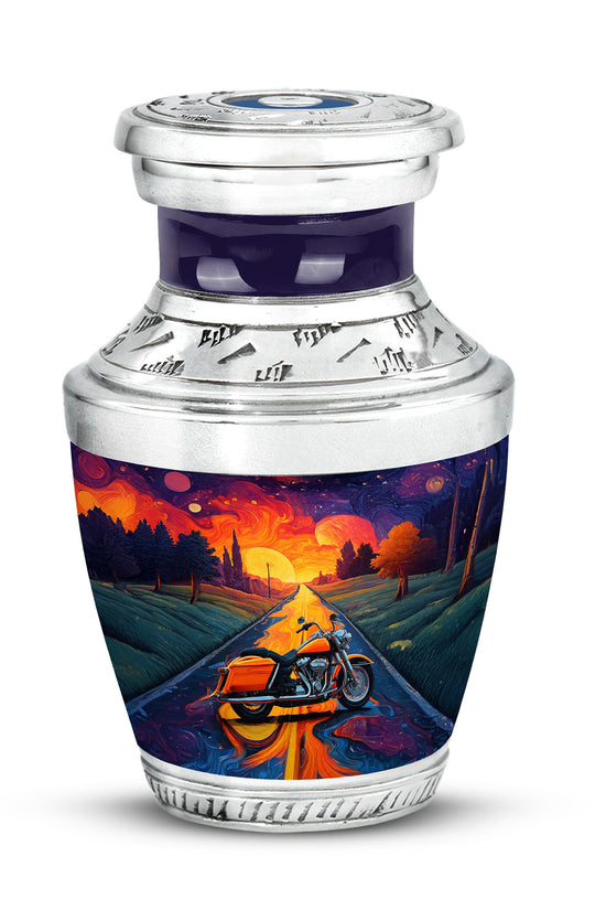 Sublime Bike Cremation Urns for Human Ashes - Purple 10-inch - Karyliz