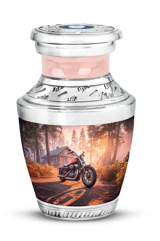 Regal Bike Memorial Cremation Urns - Red 10-inch, 200 cu in - Karyliz