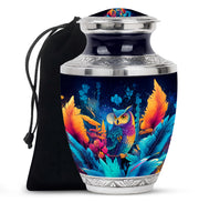 Artistic Night Owl Urn - Cremation Urn For Human Ashes