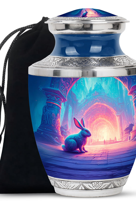 Magical Rabbit Memorial Urn - Cremation Urn For Human Ashes