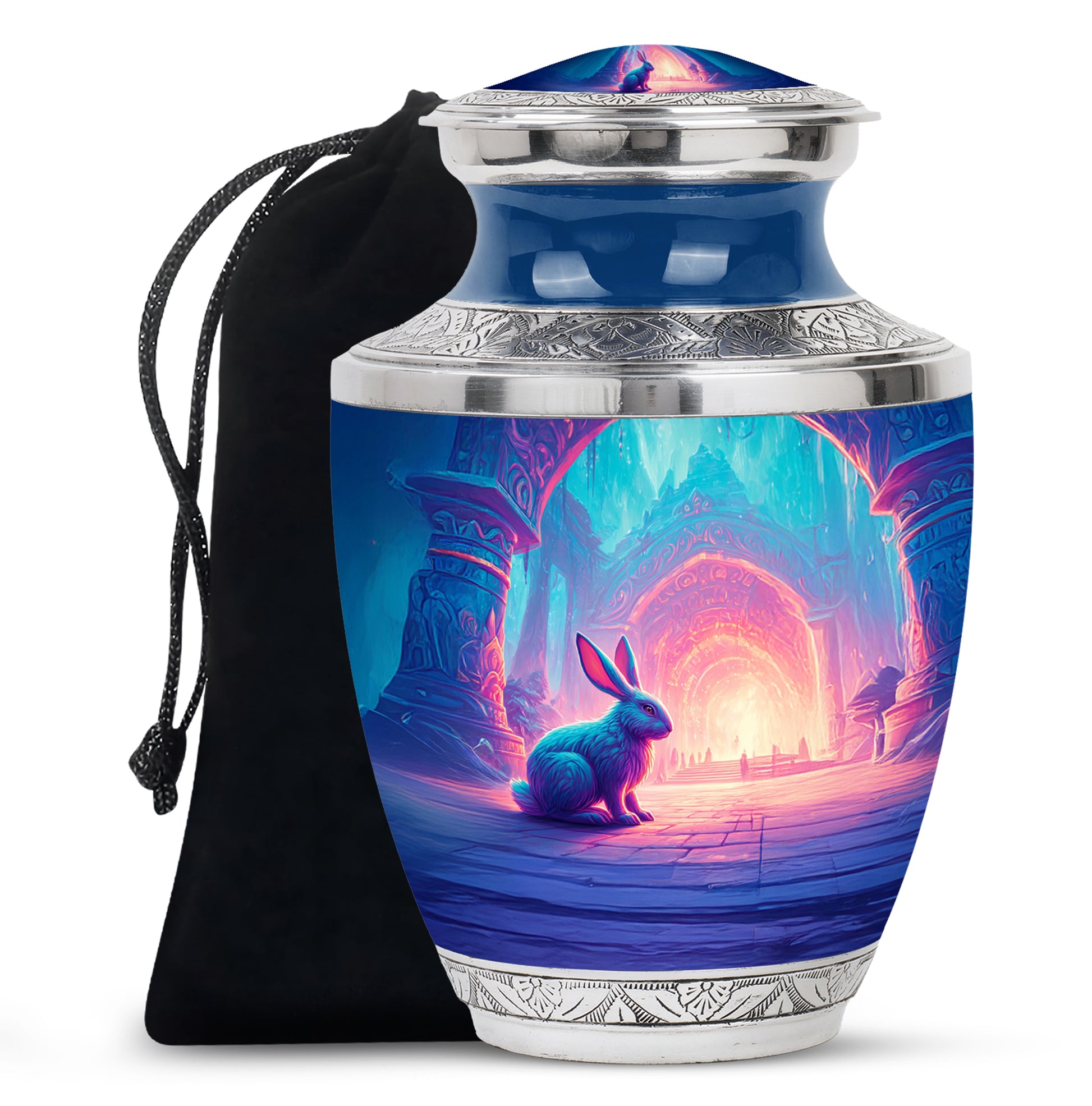 Magical Rabbit Memorial Urn - Cremation Urn For Human Ashes