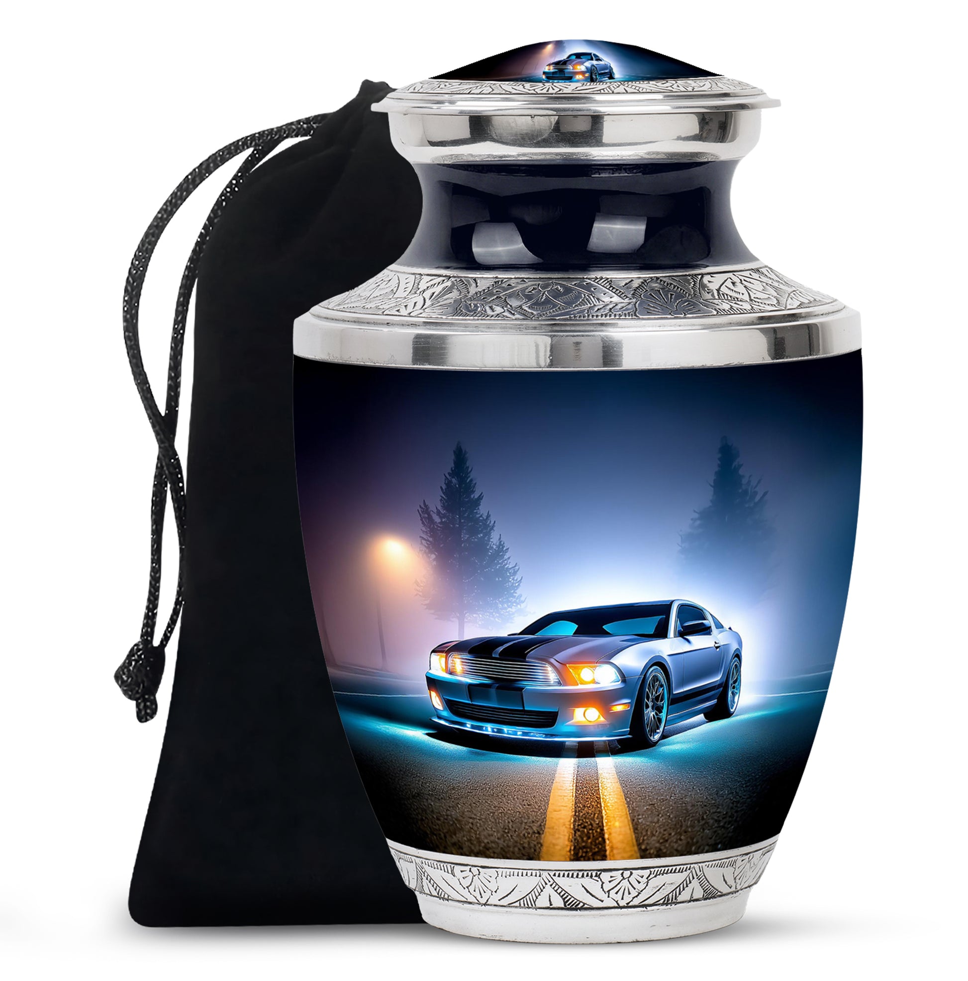 Muscle Car Cremation Urn - Memorial Urn for Adult Ashes