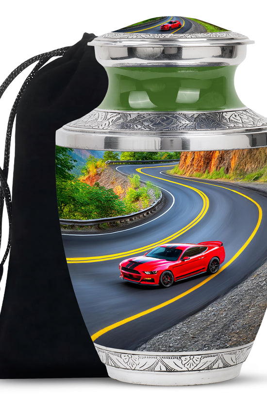 Muscle Car Cremation Urn - Funeral Urn For Human Ashes