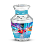 Personalized Magnificent Car Cremation Urns - Blue 10-inch, 200 cu in - Karyliz