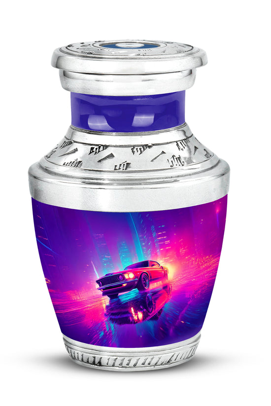 Blue Sacred Car Cremation Urns for Human Ashes - 10-inch, 200 cu in - Karyliz