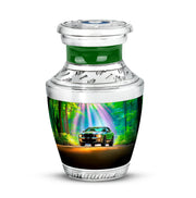 Teal Car Cremation Urns - Opulent Haven 10-inch, 200 cu in - Karyliz