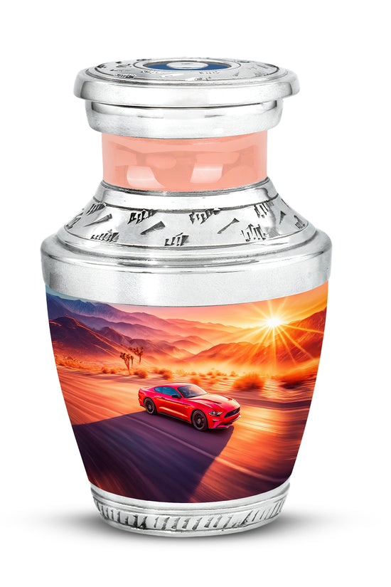 Pink Car Cremation Urns - Imperial Sentinel 10-inch, 200 cu in - Karyliz