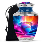 Baseball Theme Urn - Decorative Funeral Urn For Ashes