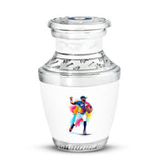 Inspiring White Baseball Keepsake Urn for Human Ashes - 10-inch, 200 cu in - Yatskia