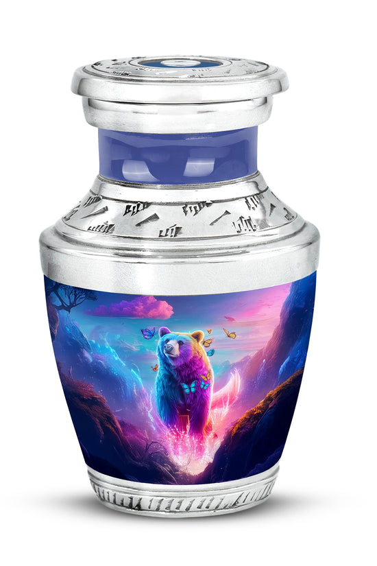Blue Bear Cremation Urns - Honored Tribute 10-inch, 200 cu in - Yatskia