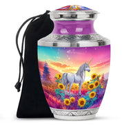Beautiful Unicorn Urn - Sunset Memorial Urn For Male & Female