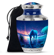 Unicorn Lake Memorial Urn - Cremation Urn For Male & Female