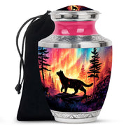 Cat Memroial Urn - Artistic Forest Cremation Urn For Pet Ashes