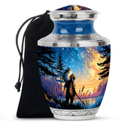 Native American Funeral Urn - Forest Cremation Urn For Human Ashes
