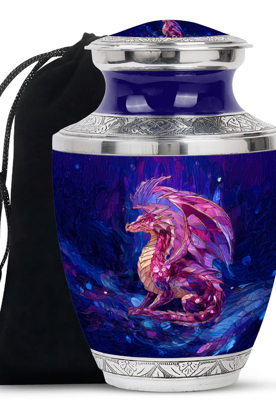 Dragon Theme Memorial Urn - Artistic Funeral Urn For Male & Female