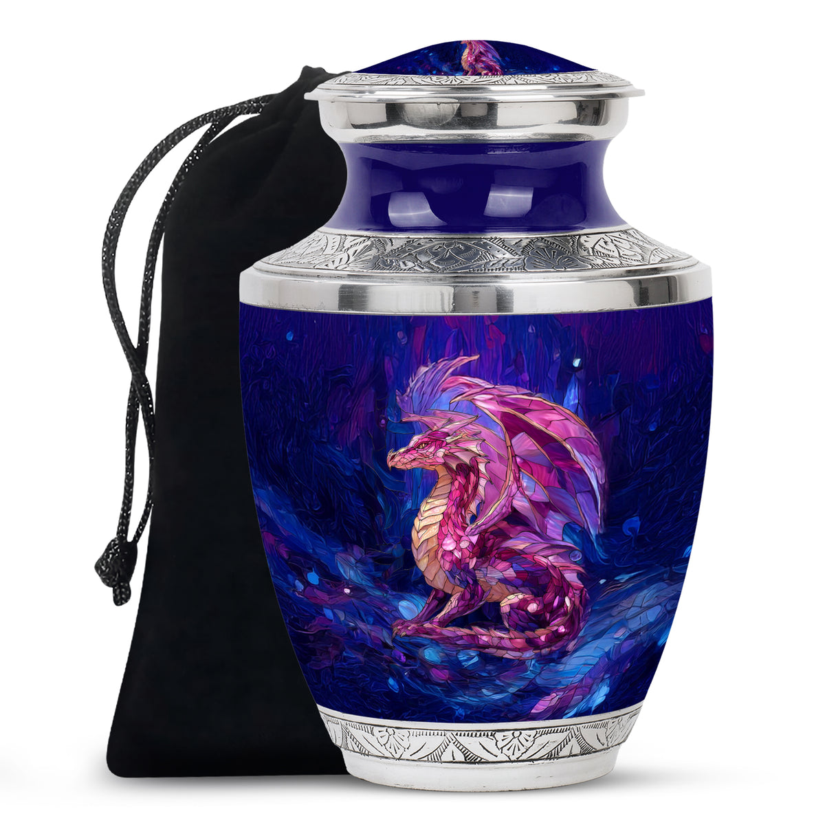 Dragon Theme Memorial Urn - Artistic Funeral Urn For Male & Female