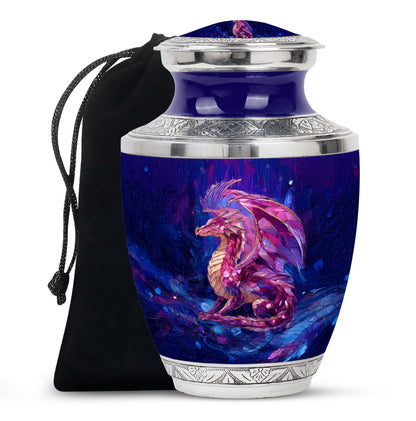 Dragon Theme Memorial Urn - Artistic Funeral Urn For Male & Female