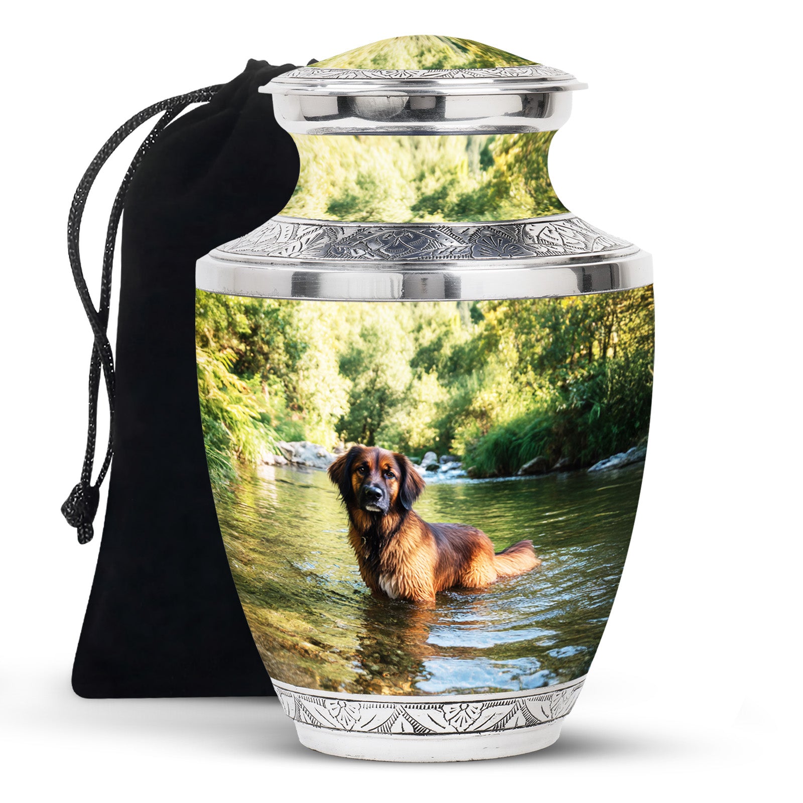 Beautiful Lake Scenic Urn - Personalized Urns For Dog Ashes