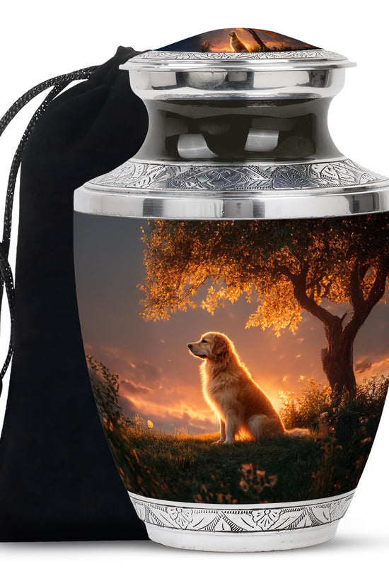 Pet Cremation Urn Dog - Golden Retriever Urn For Ashes