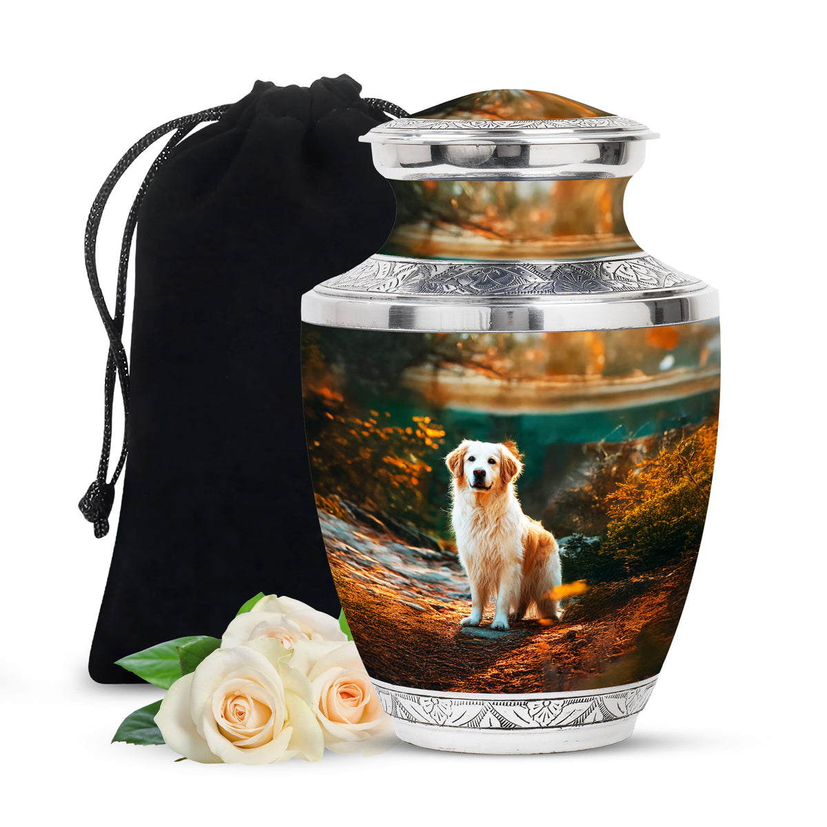 Golden Retriever Urns For Pet Dog - Dog Cremation Urns For Sale