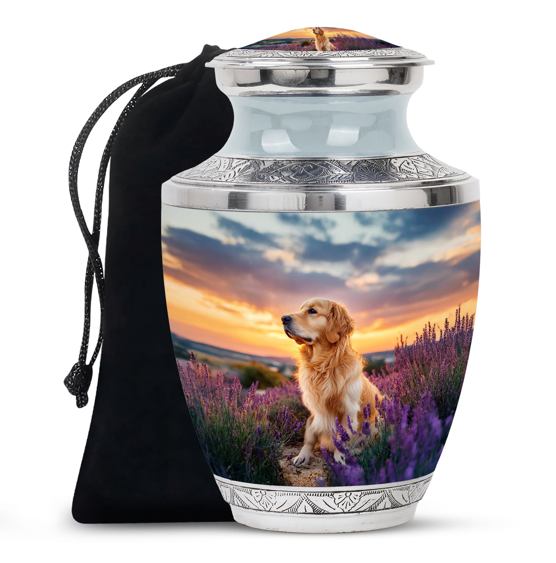 Golden Retriever Funeral Urn - Pet Cremation Urn For Ashes