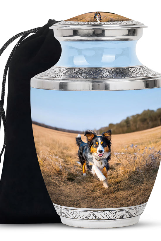 Peaceful Dog Memorial Urn - Elegant Pet Cremation For Dog Ashes