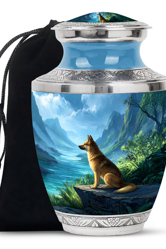 Dog Cremation Urn - Mountain Valley Funeral Urn For Pet Ashes