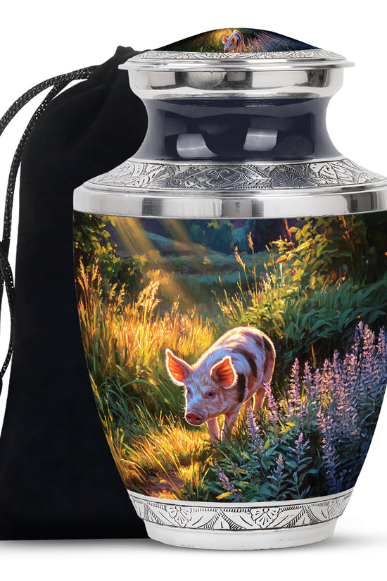 Pig Artistic Memorial Urn - Cremation Urns For Male & Female