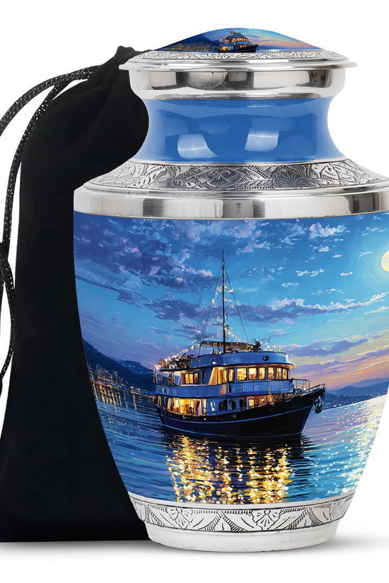 Luxury Yacht Cremation Urns - Ocean Funeral Urns For Mother & Father