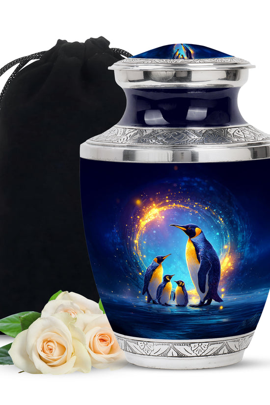Penguin Urn For Ashes - Cremation Urn For Human Ashes