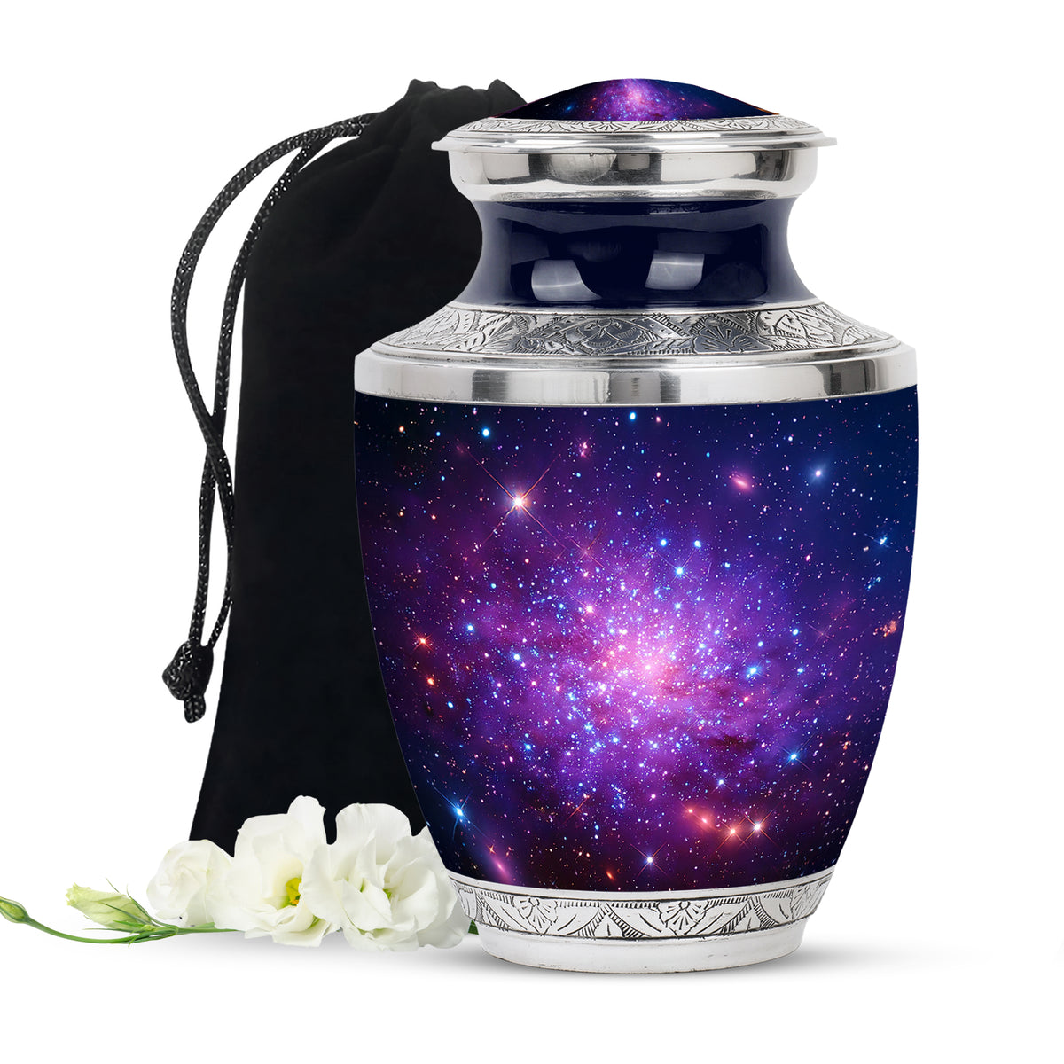 Galaxy Theme Cremation Urn - Funeral Urn For Male & Female