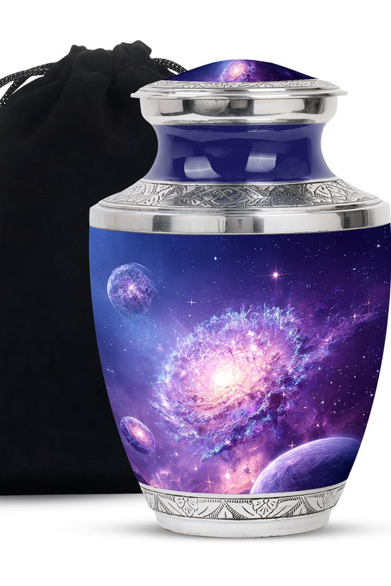 Space Galaxy Funeral Urn - Cremation Urn For Loved Ones