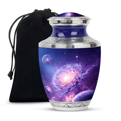 Space Galaxy Funeral Urn - Cremation Urn For Loved Ones