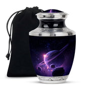 Space Planet Memorial Urn - Galaxy Funeral Urn For Burial